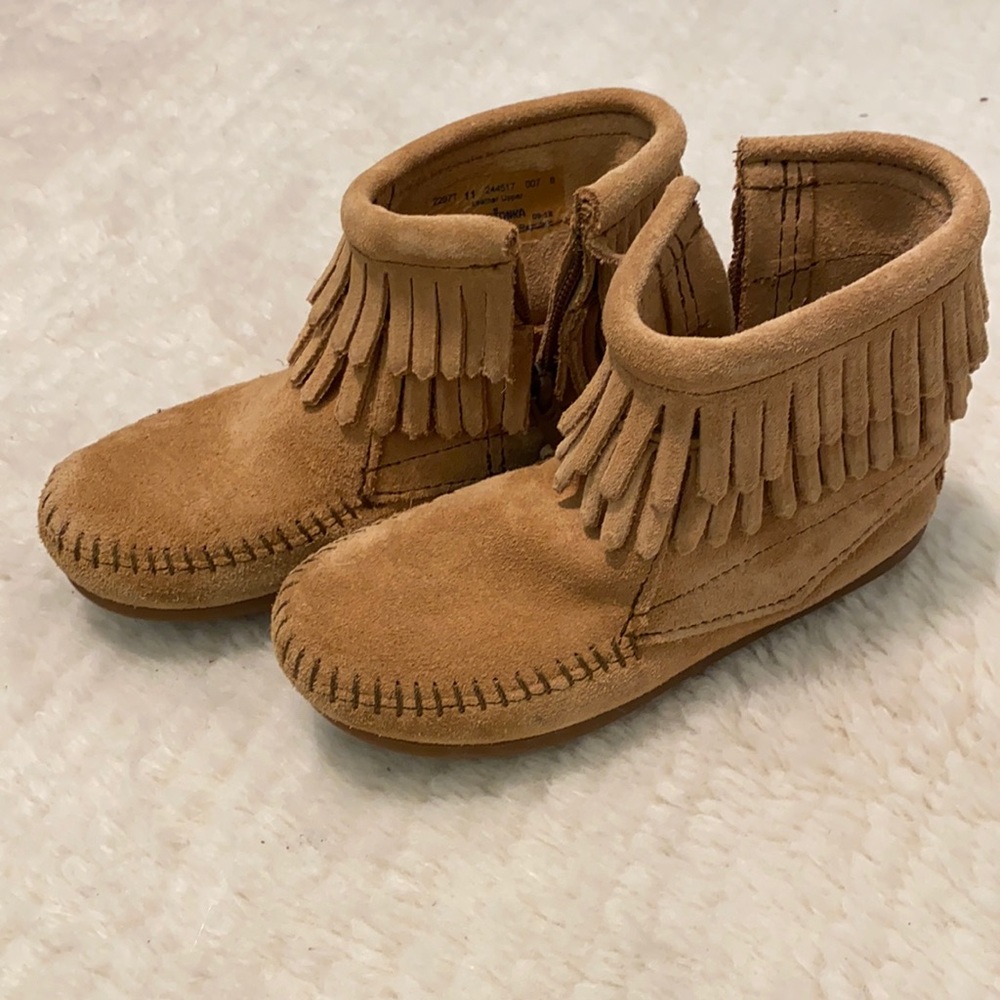 Minnetonka Size 11 booties. NWOT.